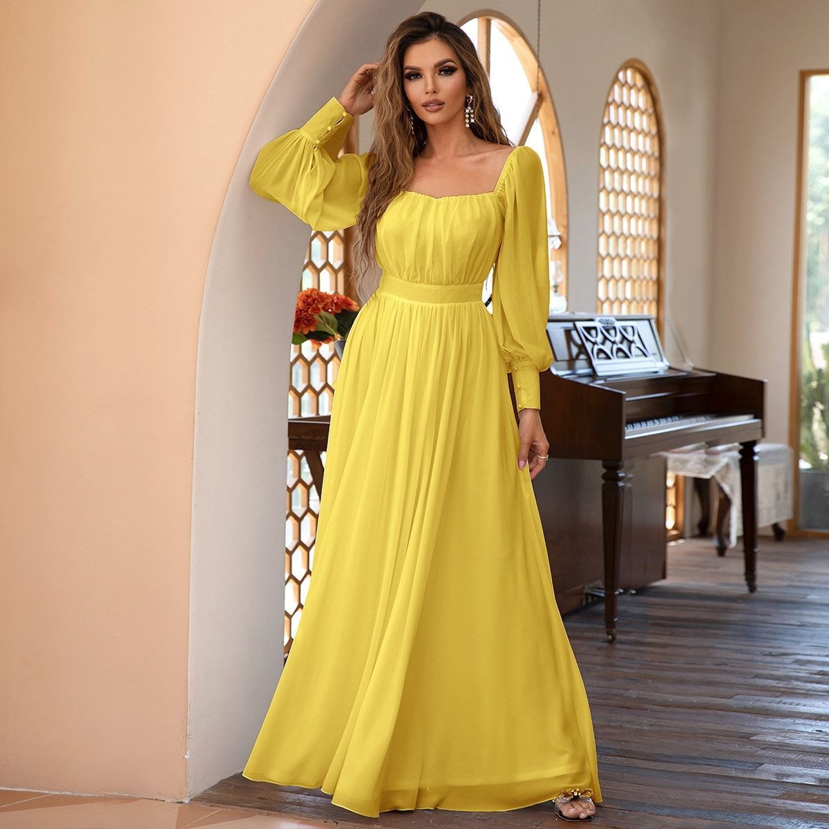 Robe Elayna Longue et Raffinée
