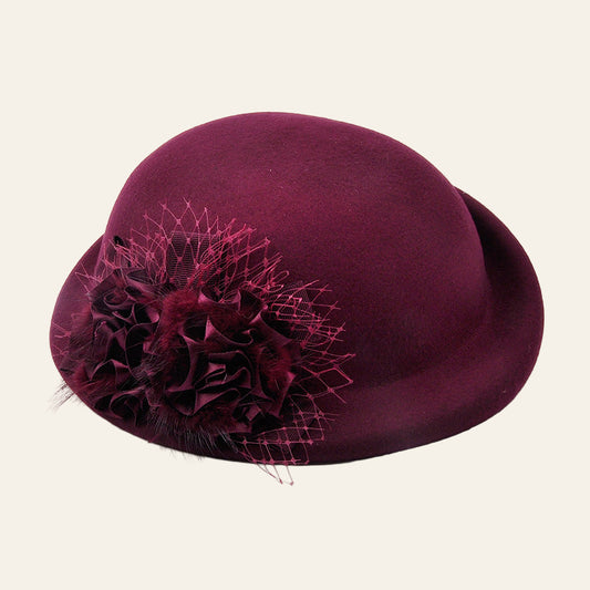 Béret Élégant en Laine – Style Parisien Raffiné