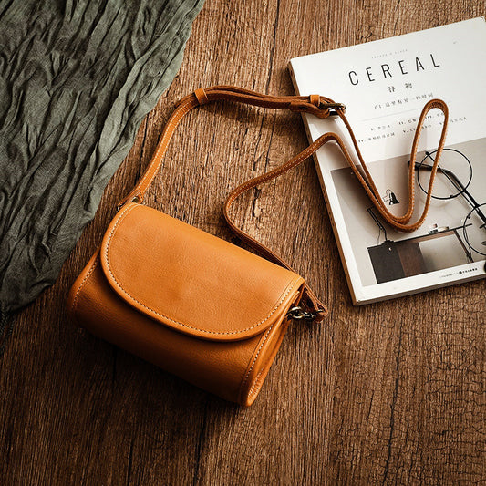 Sac Épaule en Cuir Véritable – Mini Élégant Parisien