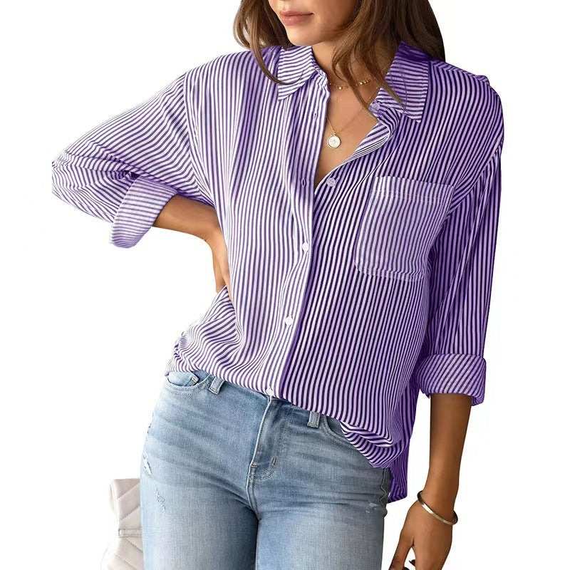 Chemise Rayée Oversize
