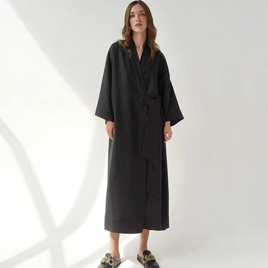 Robe d'intérieur Nyra Coton & Lin Respirable