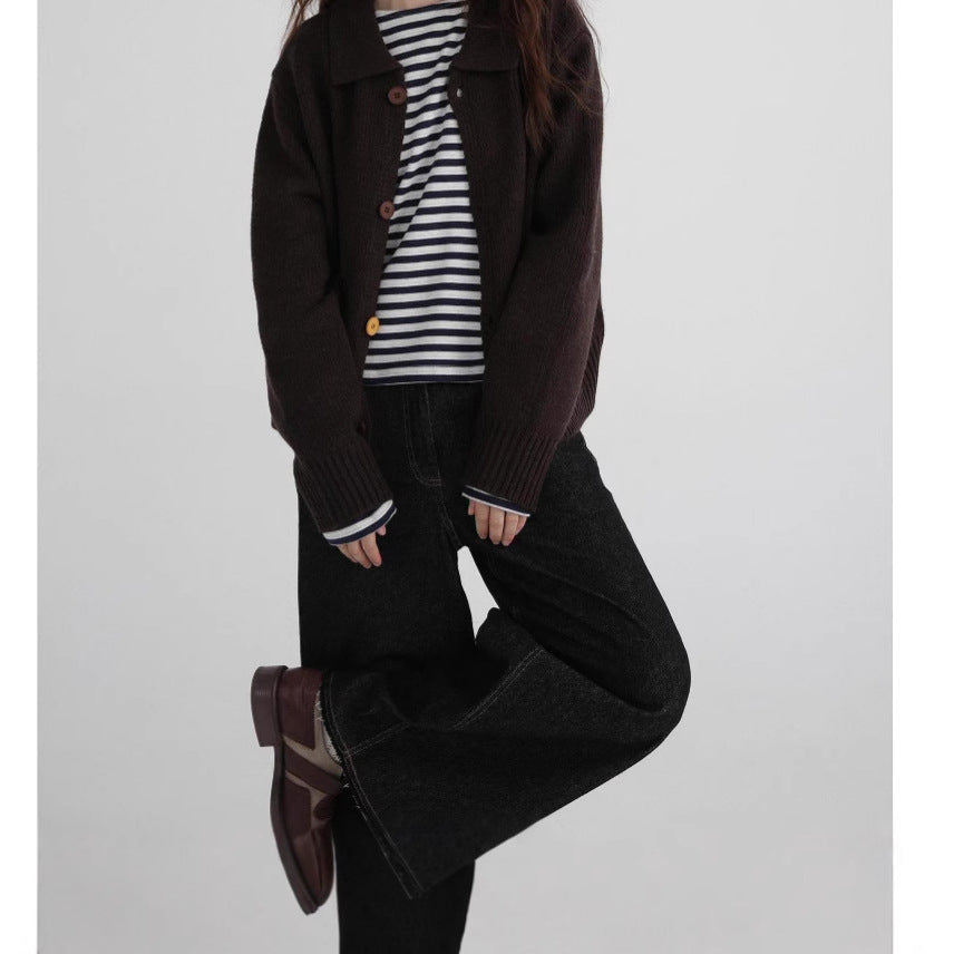 Veste Pull Rétro Style Japonais