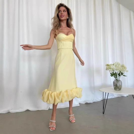 Jupe ĂvasĂ©e Vita Taille CintrĂ©e & VolantĂ©e