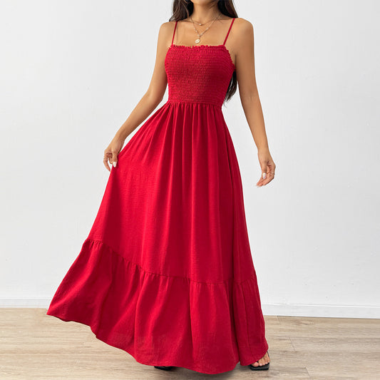 Robe Naéa Tissage Texturé & Bretelles Fines