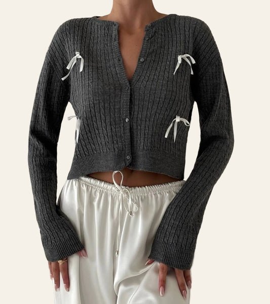 Blouse Linoa Noeud Drapé et Charme Minimal