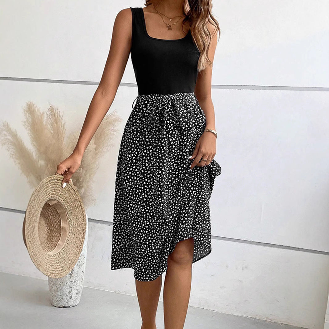 Robe Célène Bicolore Sans Manches