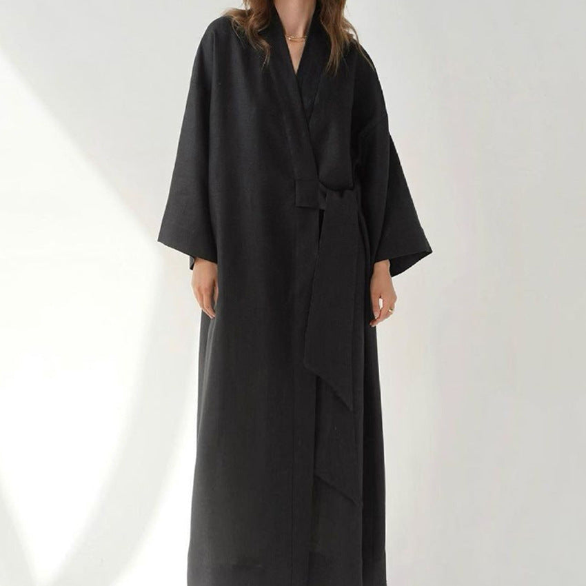 Robe d'intérieur Nyra Coton & Lin Respirable