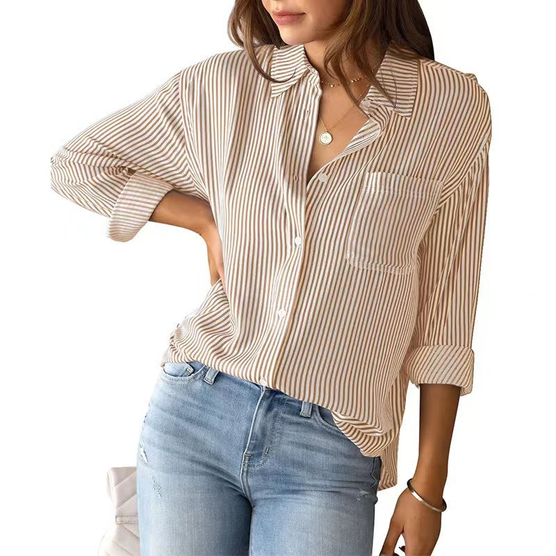 Chemise Rayée Oversize