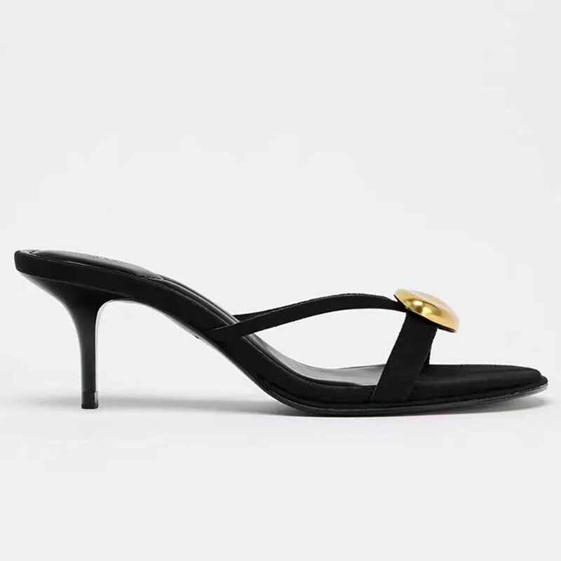 Sandales Maëva  Talon Petit Avec Boucle Métallique