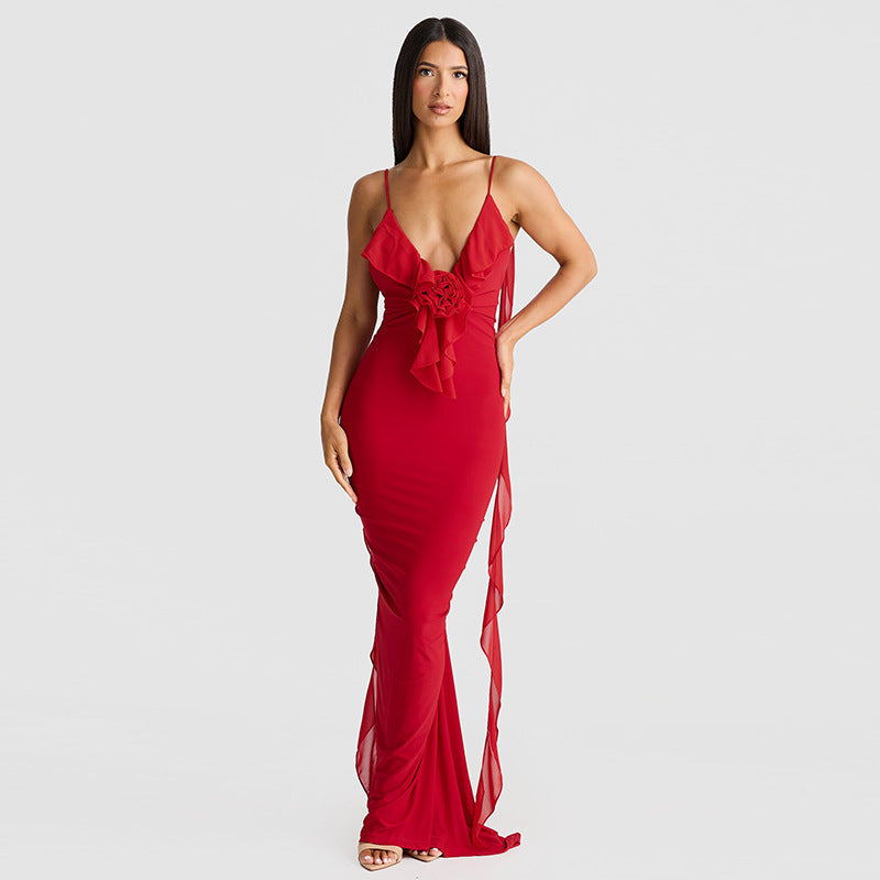 Robe Elira Silhouette Fluide & Bretelles Fines