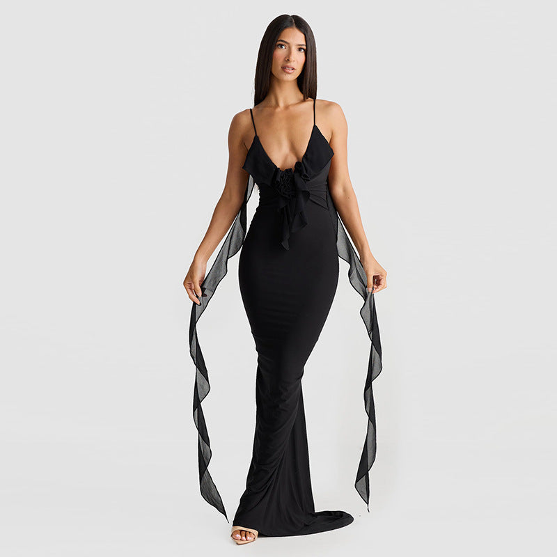 Robe Elira Silhouette Fluide & Bretelles Fines