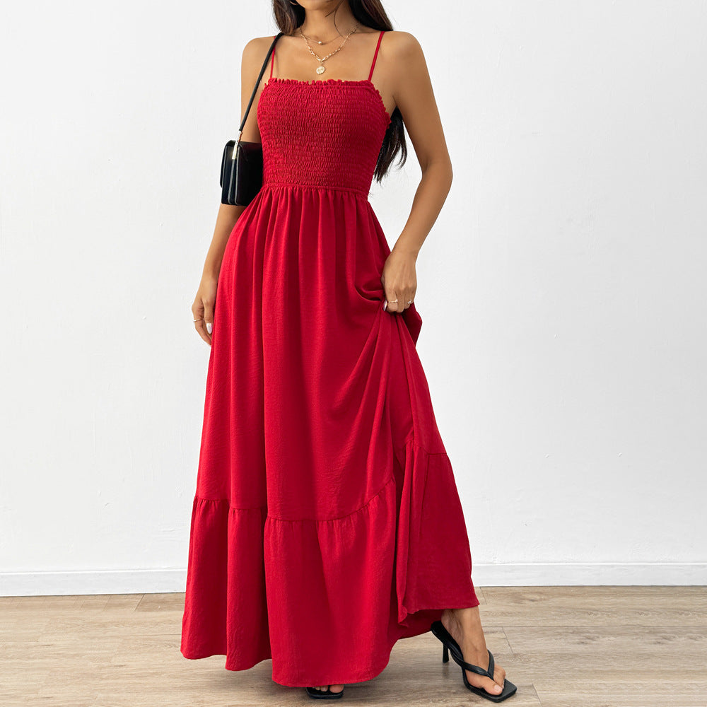 Robe Naéa Tissage Texturé & Bretelles Fines