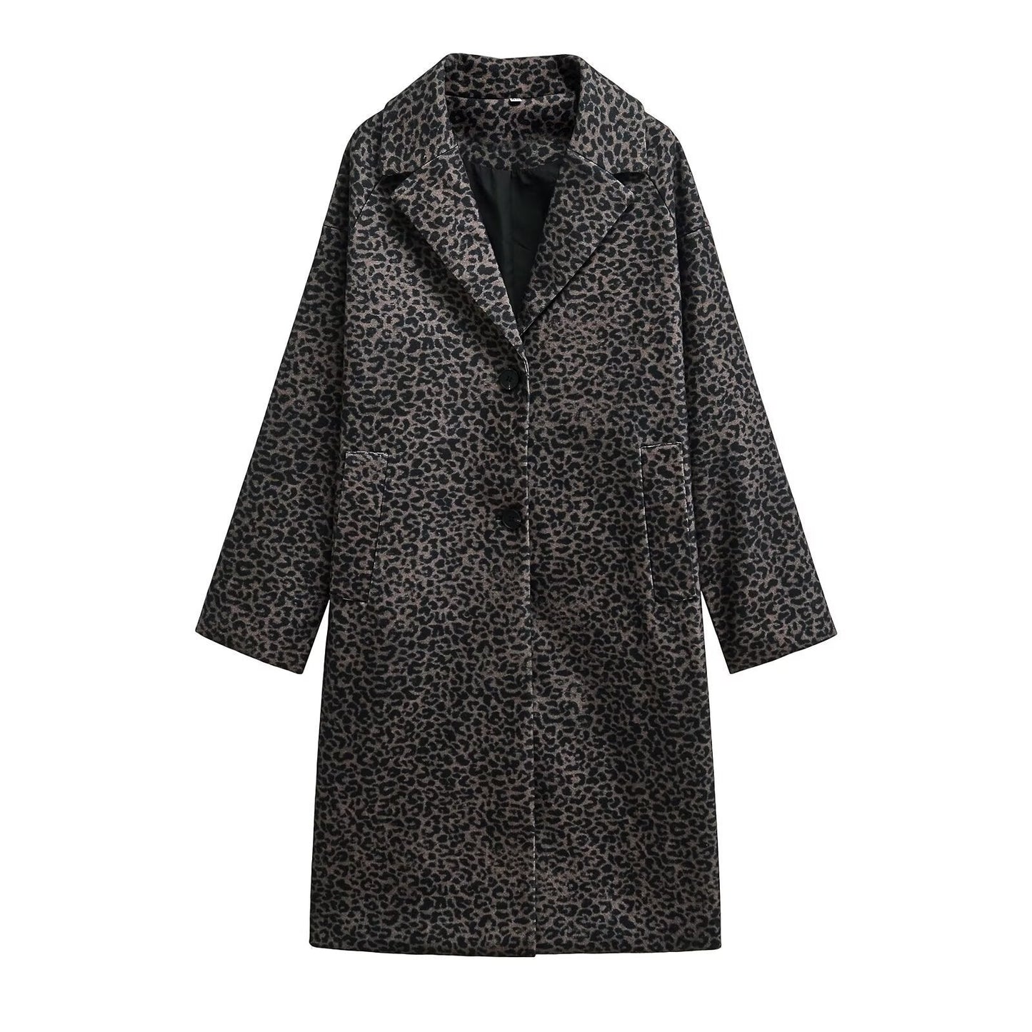 Manteau Piedex Long Imprimé Léopard : Sauvage et Élégant