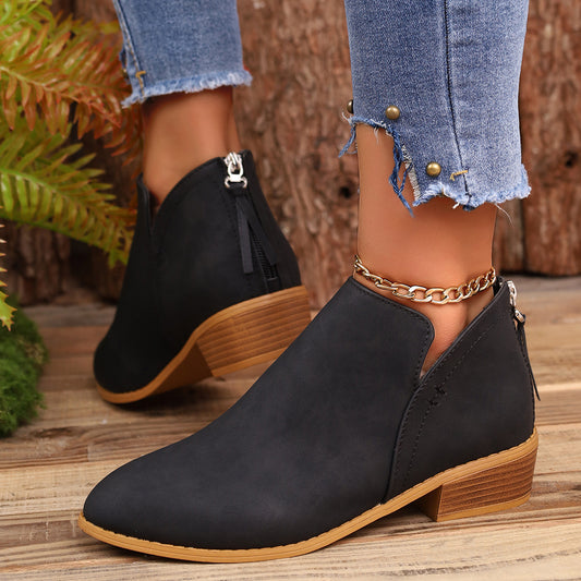 Bottines Piedex Talon Chunky V-Cut