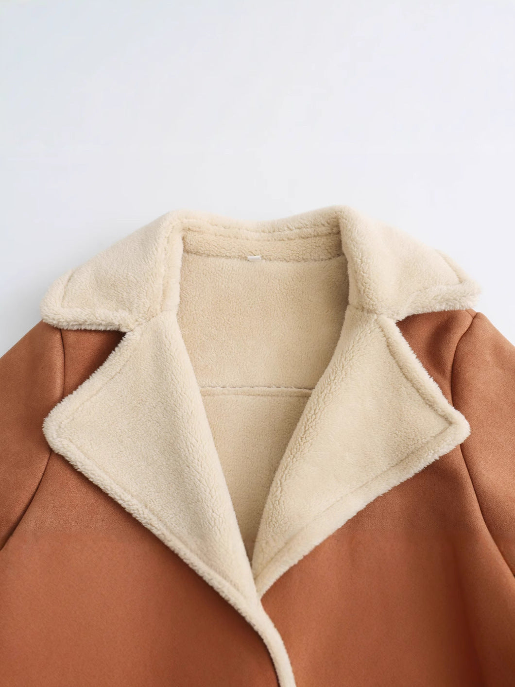 Manteau Piedex en Daim Ample