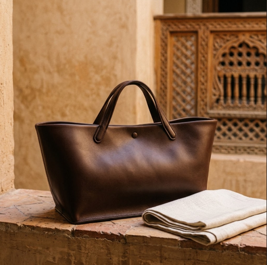 Cabas Almeria — Cuir Véritable Premium