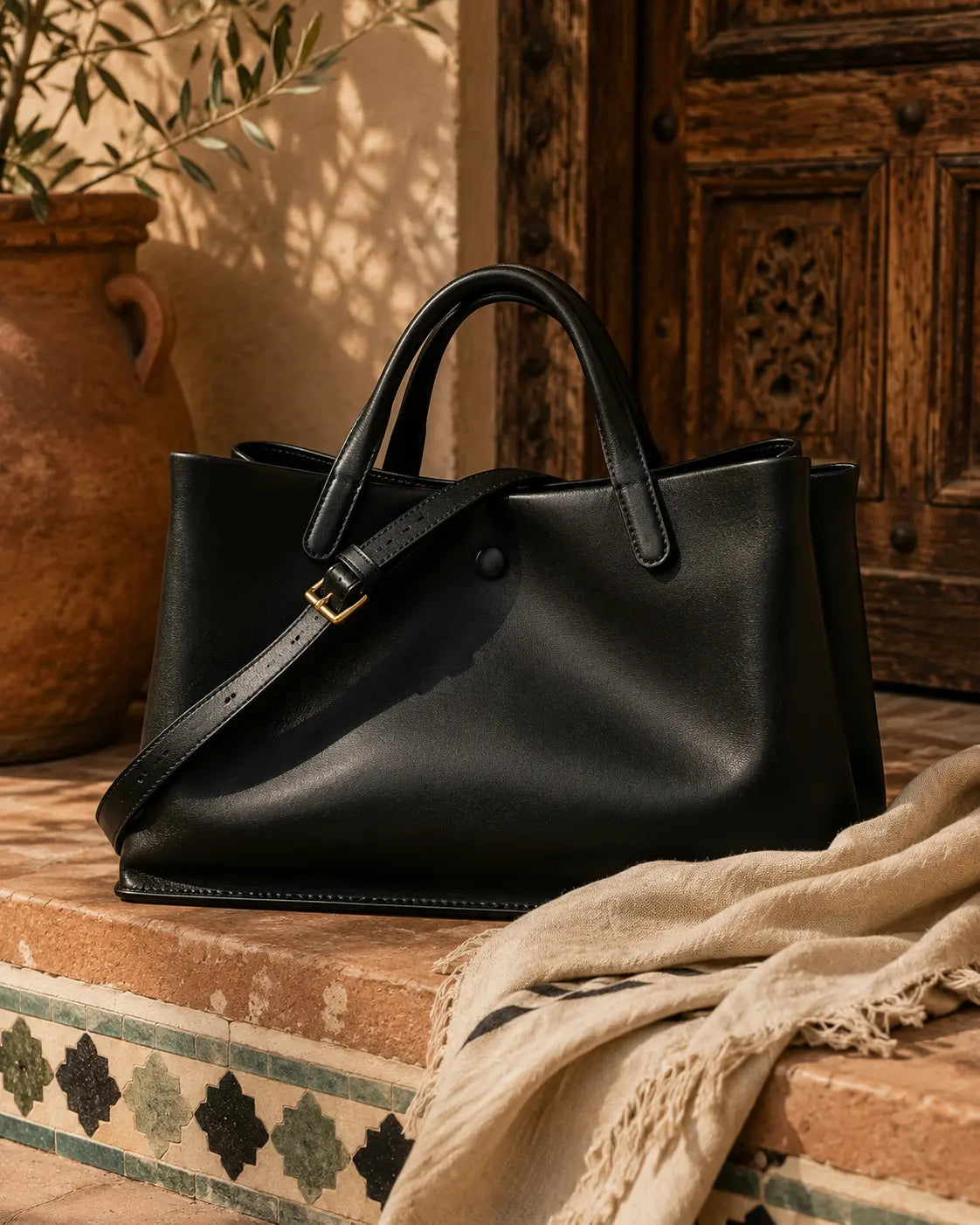 Cabas Almeria — Cuir Véritable