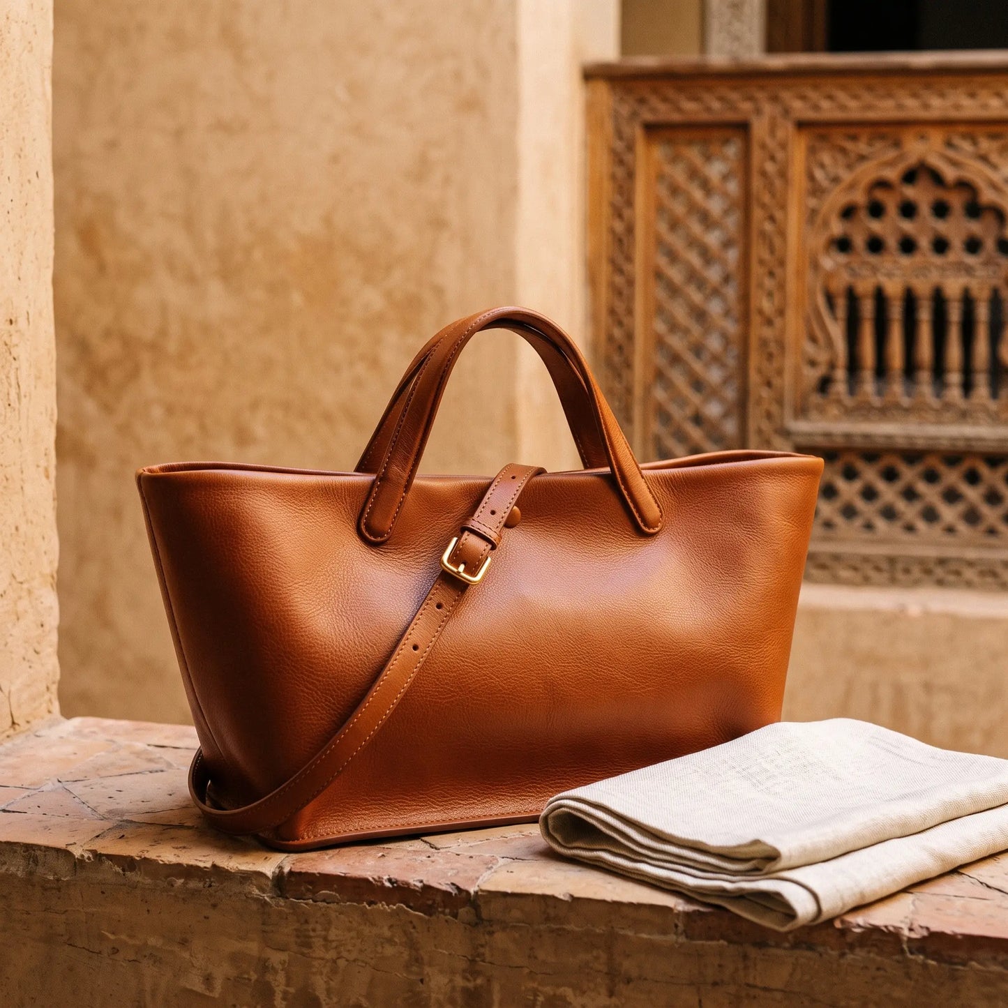 Cabas Almeria — Cuir Véritable