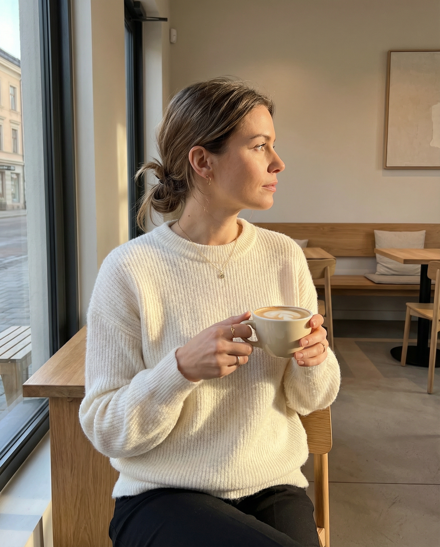 Pull Oversize en Cachemire – Confort Absolu & Élégance Minimaliste