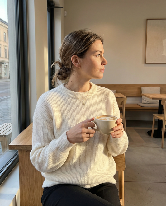 Pull Oversize en Cachemire – Confort Absolu & Élégance Minimaliste