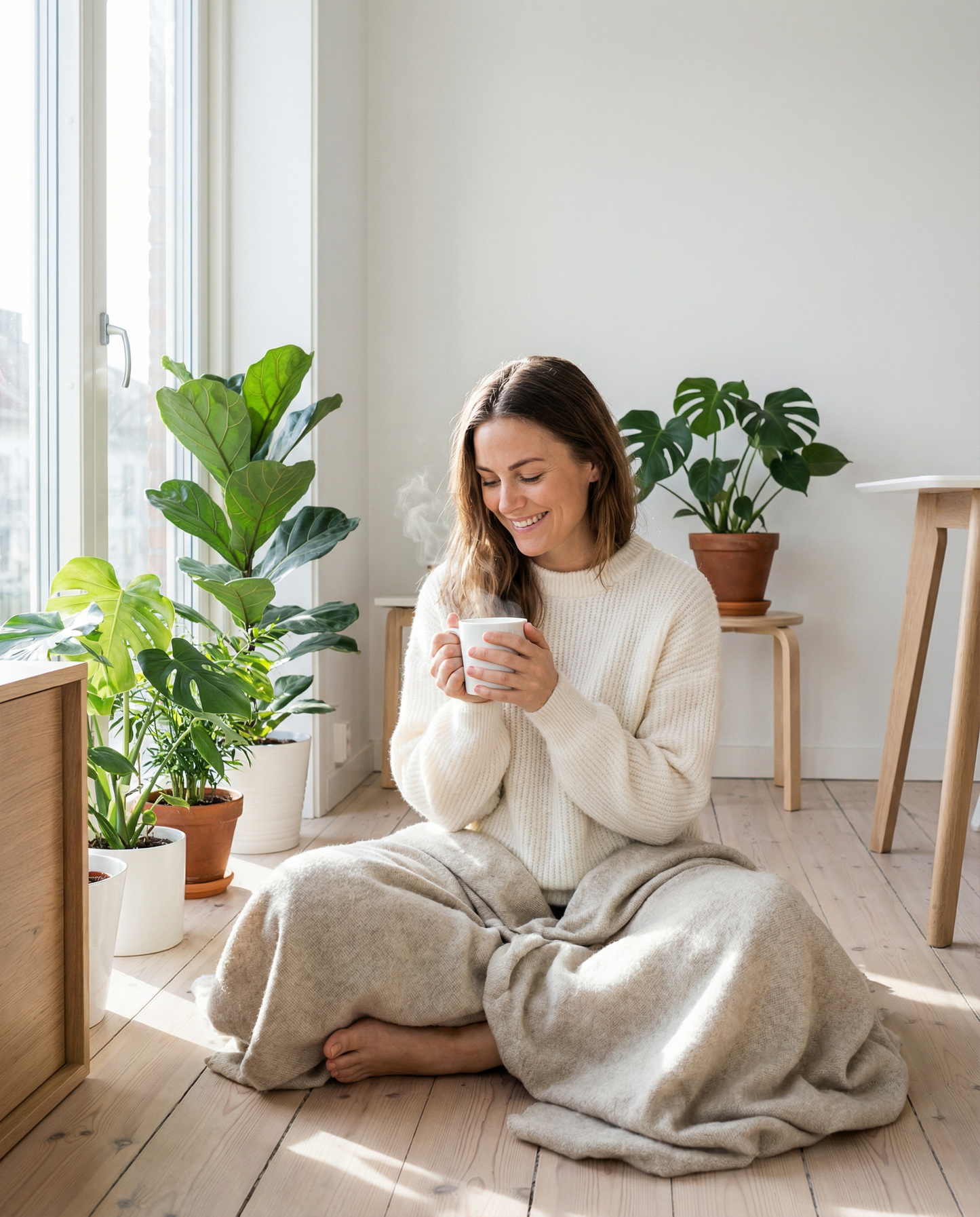 Pull Oversize en Cachemire – Confort Absolu & Élégance Minimaliste