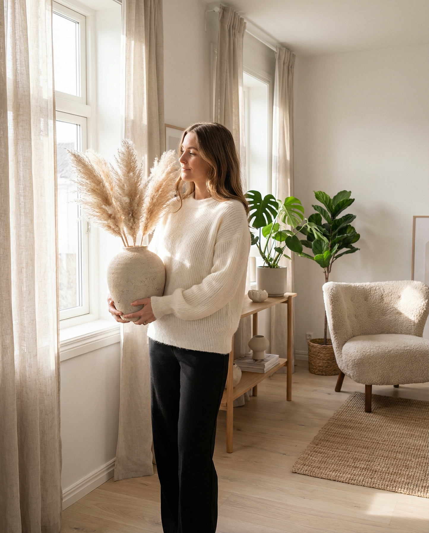 Pull Oversize en Cachemire – Confort Absolu & Élégance Minimaliste