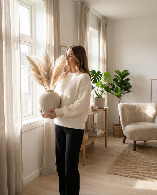 Pull Oversize en Cachemire – Confort Absolu & Élégance Minimaliste