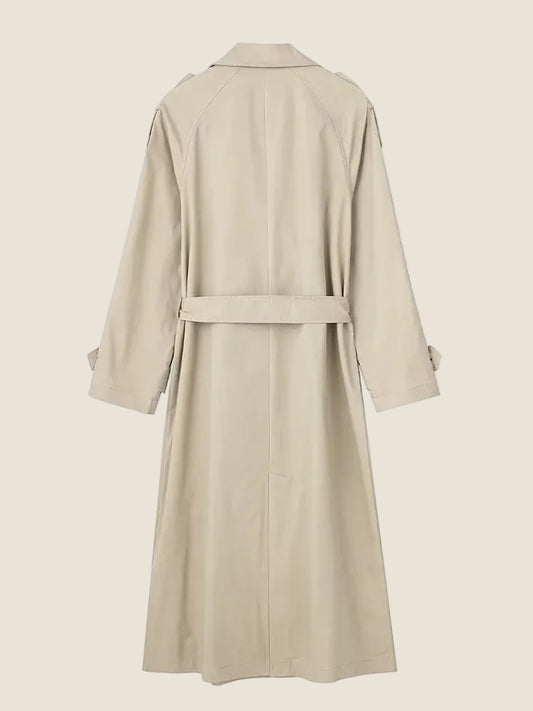 Trench Almeria — Long Ceinturé Double Boutonnage