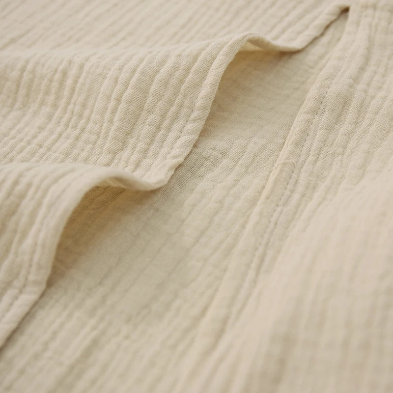 Robe Calanque — Midi Gaze de Coton & Fente Latérale
