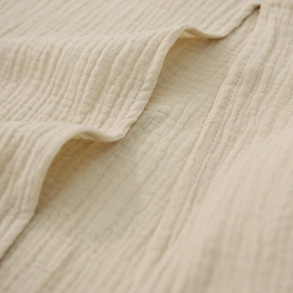 Robe Calanque — Midi Gaze de Coton & Fente Latérale