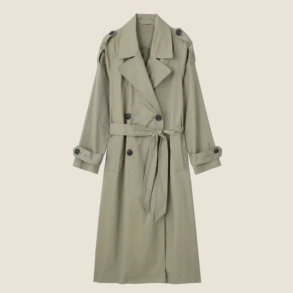Trench Almeria — Long Ceinturé Double Boutonnage