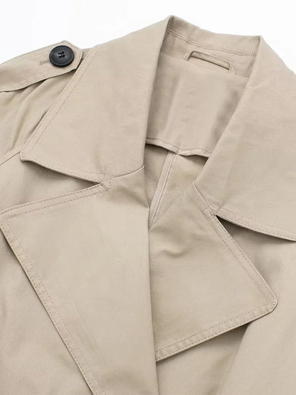 Trench Almeria — Long Ceinturé Double Boutonnage