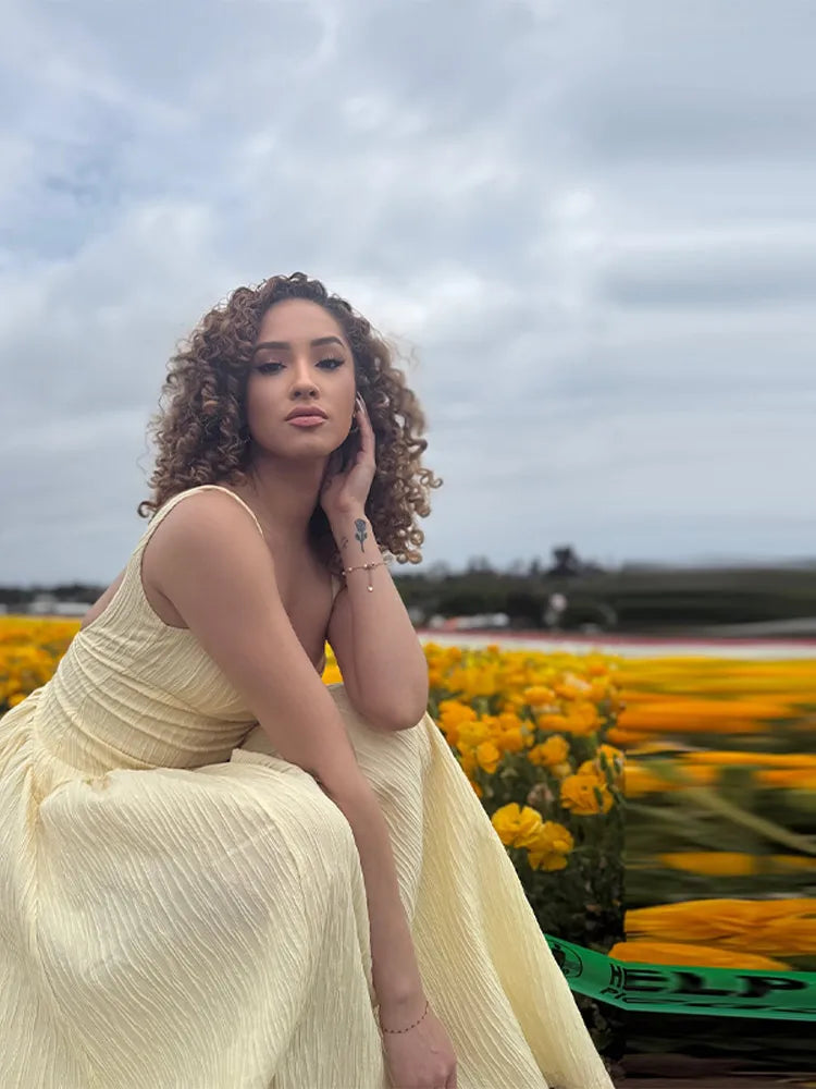 Robe Jaune Plissée – Éclat & Énergie au Quotidien ☀️