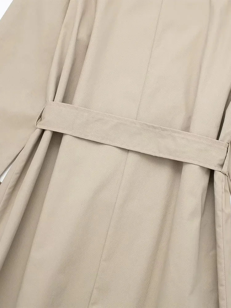 Trench Almeria — Long Ceinturé Double Boutonnage