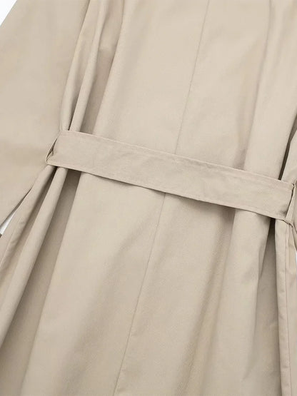 Trench Almeria — Long Ceinturé Double Boutonnage