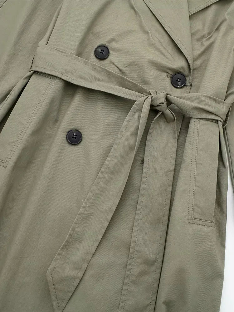 Trench Almeria — Long Ceinturé Double Boutonnage