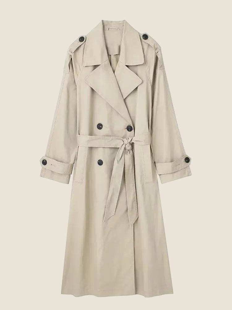 Trench Almeria — Long Ceinturé Double Boutonnage
