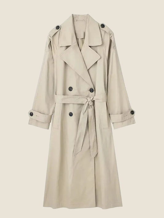 Trench Almeria — Long Ceinturé Double Boutonnage
