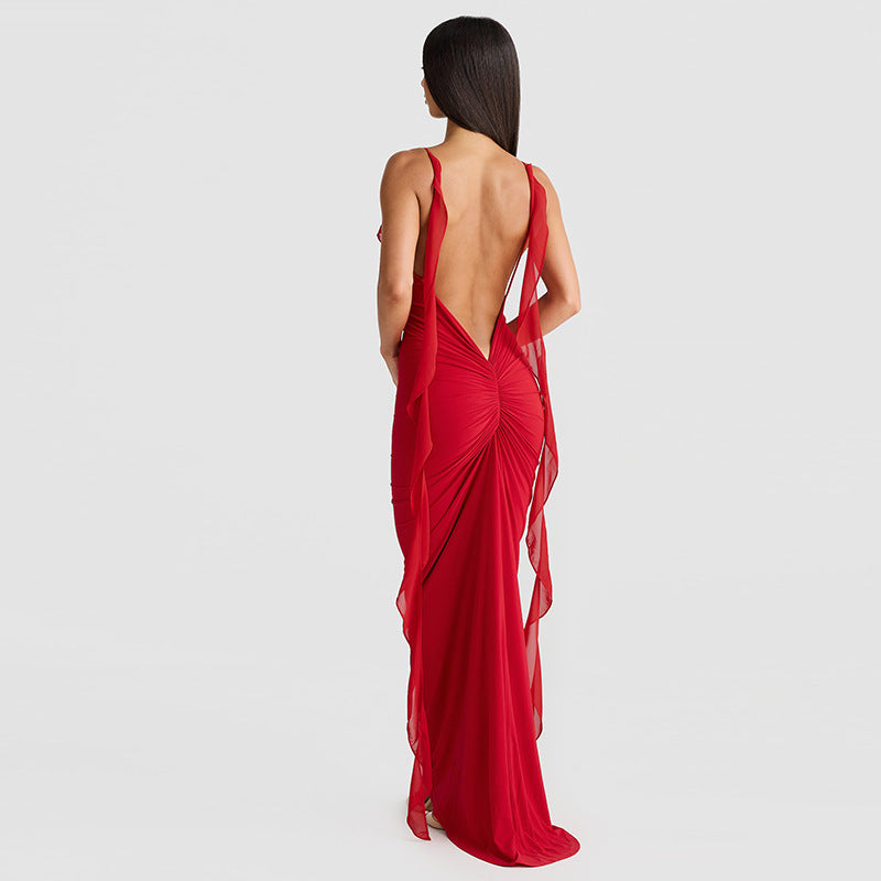 Robe Elira Silhouette Fluide & Bretelles Fines