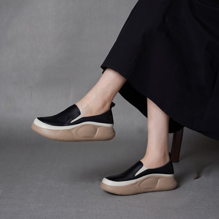 Mocassins Femme Piedex Chic Éclair - Semelle Élevée