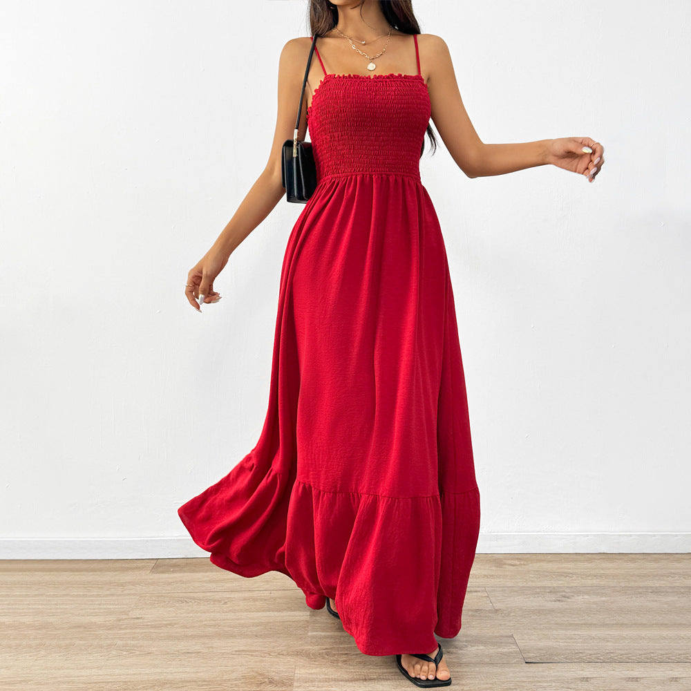 Robe Naéa Tissage Texturé & Bretelles Fines