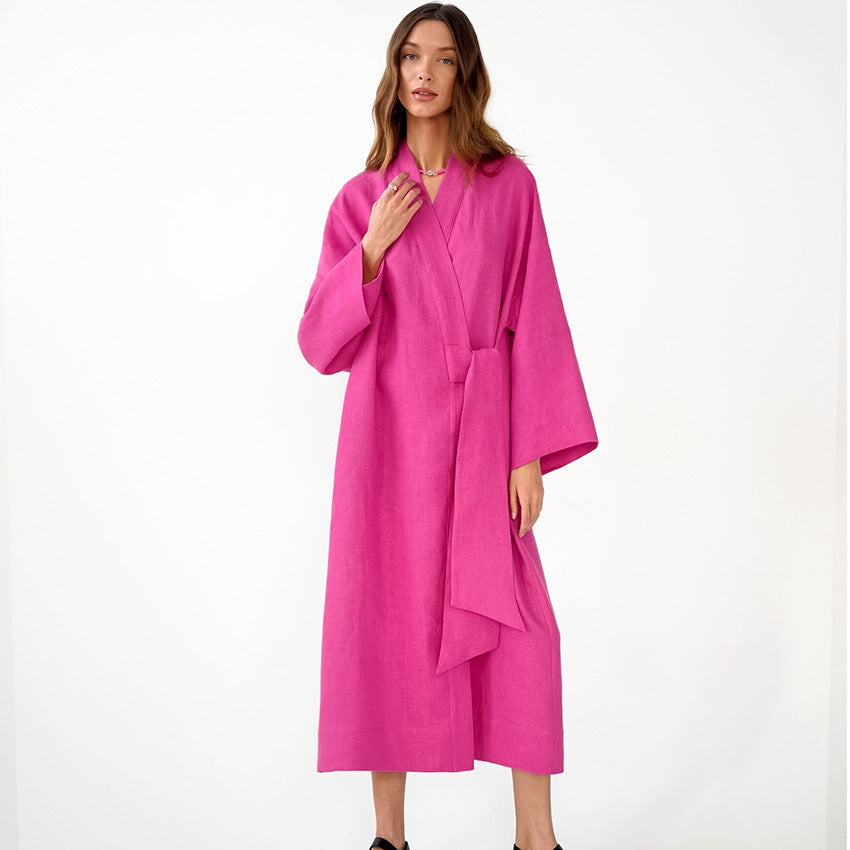 Robe d'intérieur Nyra Coton & Lin Respirable