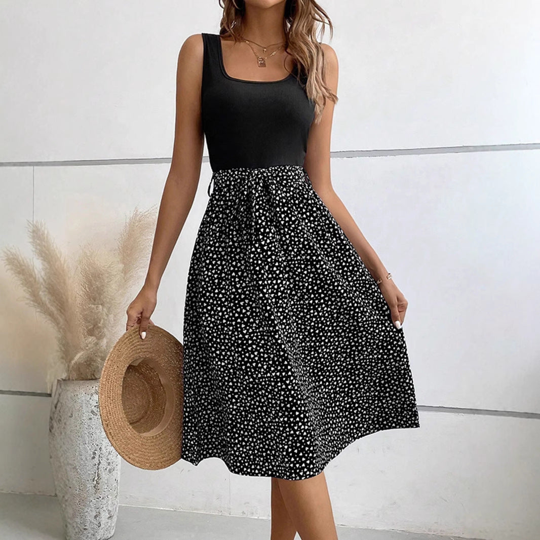 Robe Célène Bicolore Sans Manches