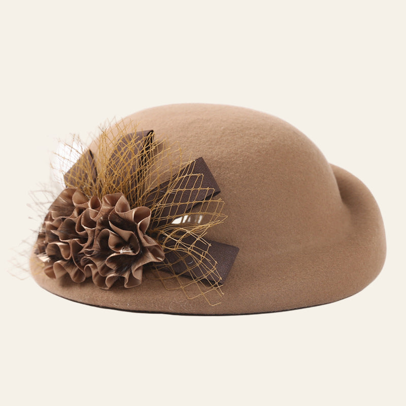 Béret Élégant en Laine – Style Parisien Raffiné