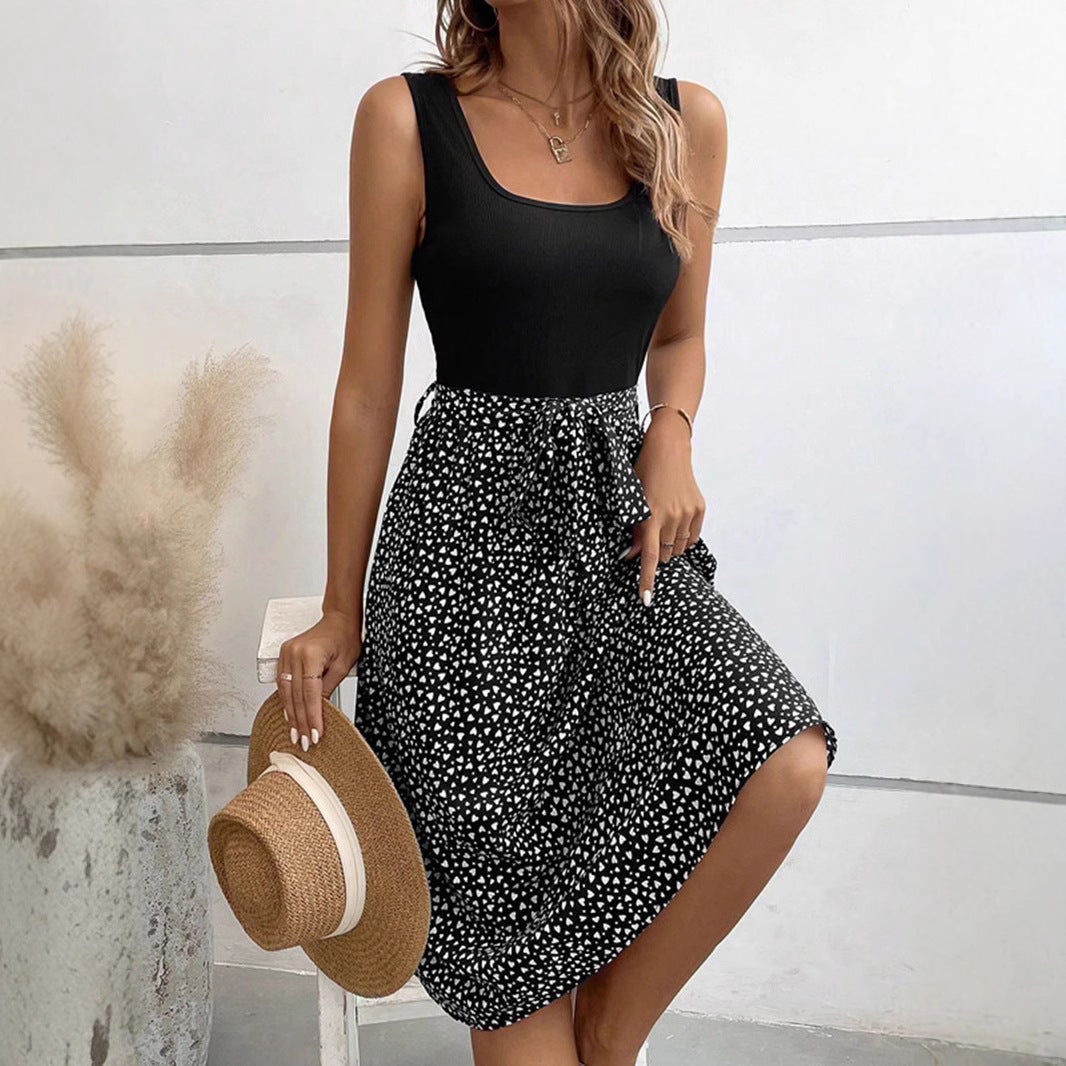 Robe Célène Bicolore Sans Manches